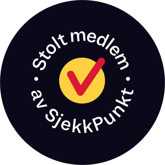Logo stolt medlem av SjekkPunkt